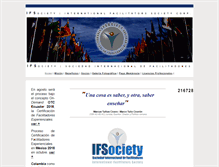 Tablet Screenshot of ifsociety.org